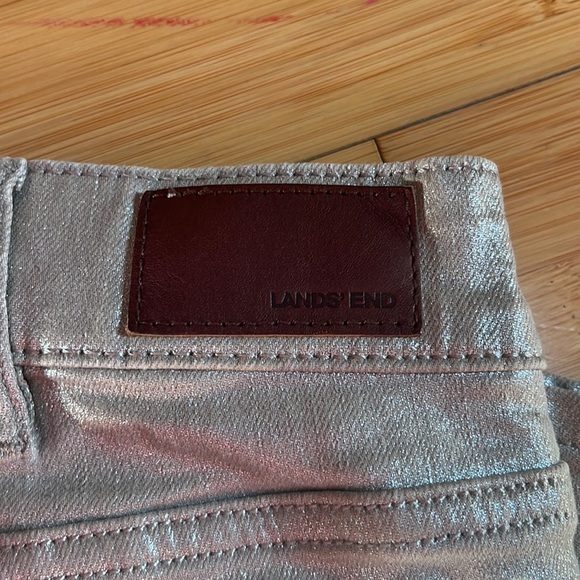 Sparkly Lands’ End high rise slim ankle jeans - Picture 9 of 13